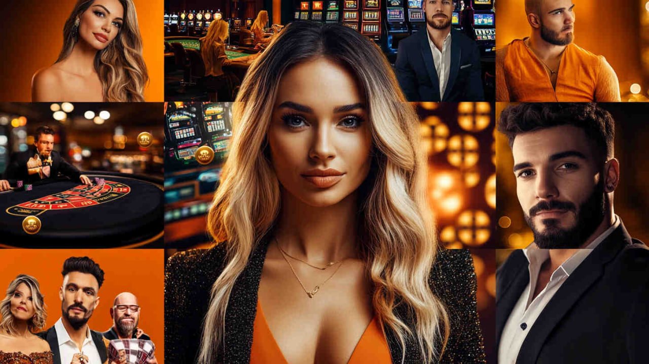 Meja Baccarat live dealer di platform qqplaza dengan kartu dan chip