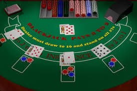 Antarmuka permainan Speed Blackjack menampilkan opsi Hit, Stand, Double Down, dan Split